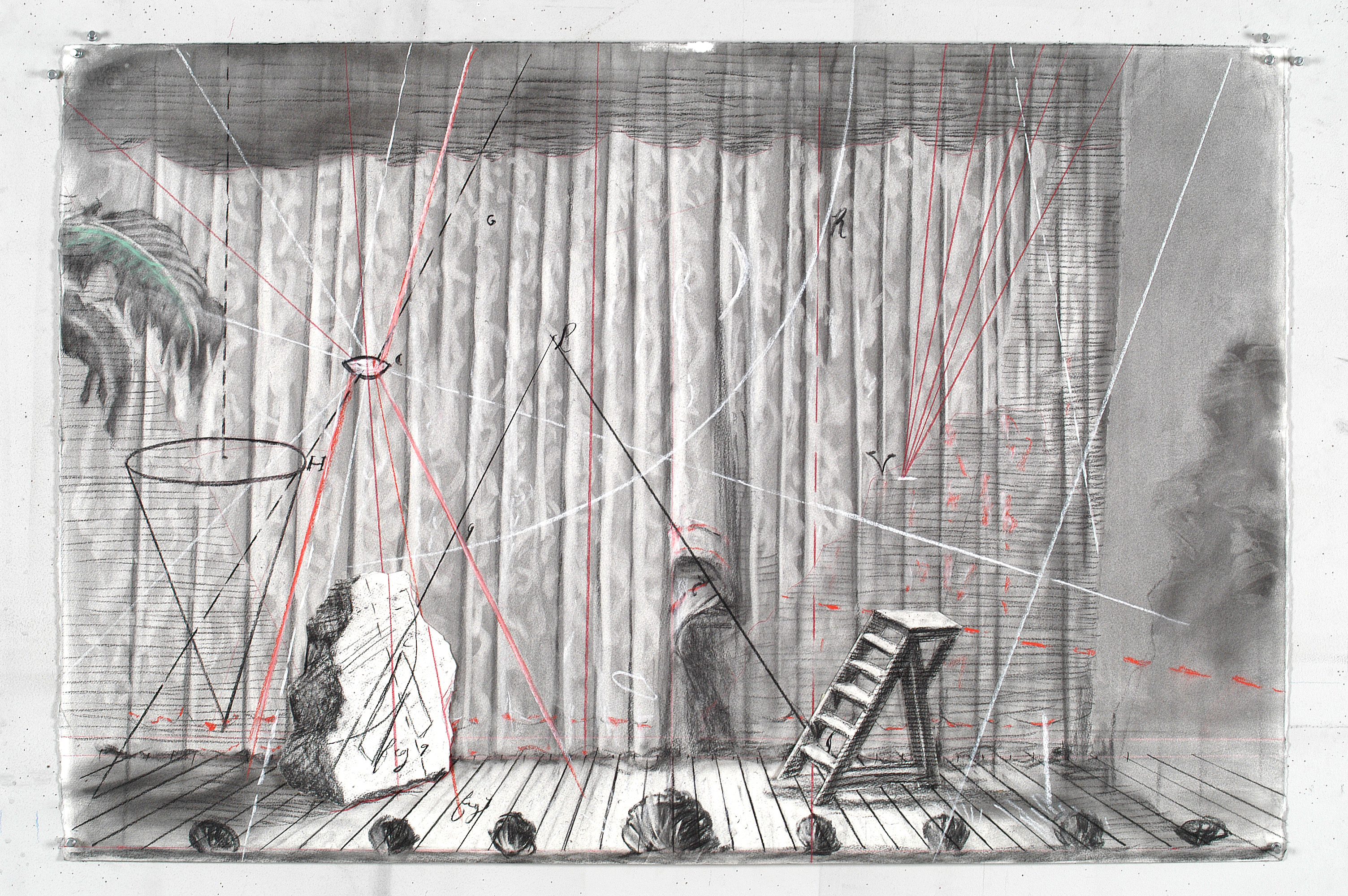 Drawing for The Magic Flute (Closed Curtain)